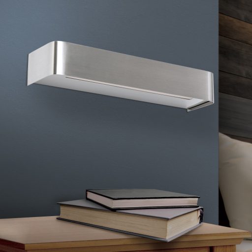 BERNHARD modern LED fali lámpa , matt króm, 1400lm