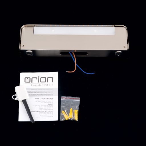 BERNHARD modern LED fali lámpa , matt króm, 1400lm