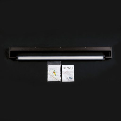 MARILYN modern LED fürdőszobai tükörmegvilágító , fekete, 2200lm