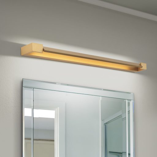 MARILYN modern LED fürdőszobai tükörmegvilágító , arany, 2200lm