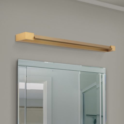 MARILYN modern LED fürdőszobai tükörmegvilágító , arany, 2200lm