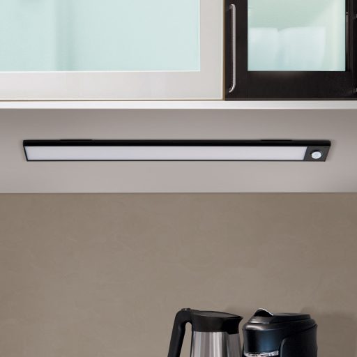 NORMAN modern LED fürdőszobai tükörmegvilágító , fekete, 130lm
