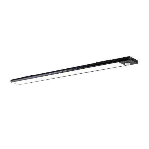 NORMAN modern LED fürdőszobai tükörmegvilágító , fekete, 130lm