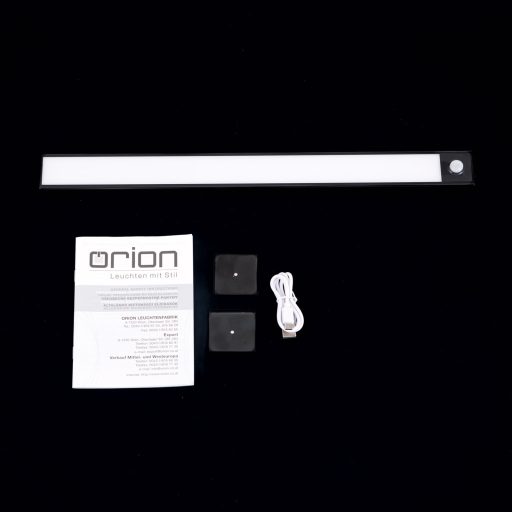 NORMAN modern LED fürdőszobai tükörmegvilágító , fekete, 130lm