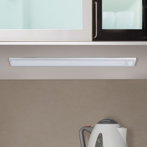NORMAN modern LED fürdőszobai tükörmegvilágító , ezüst, 130lm