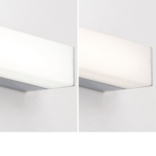 HORIZON modern CCT LED fürdőszobai tükörmegvilágító , króm, 1100lm