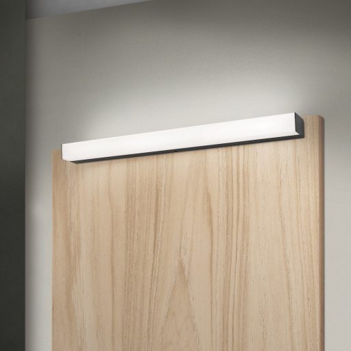 HORIZON modern CCT LED fürdőszobai tükörmegvilágító , fekete, 1100lm