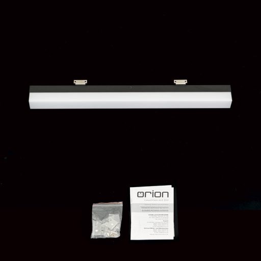 HORIZON modern CCT LED fürdőszobai tükörmegvilágító , fekete, 1100lm