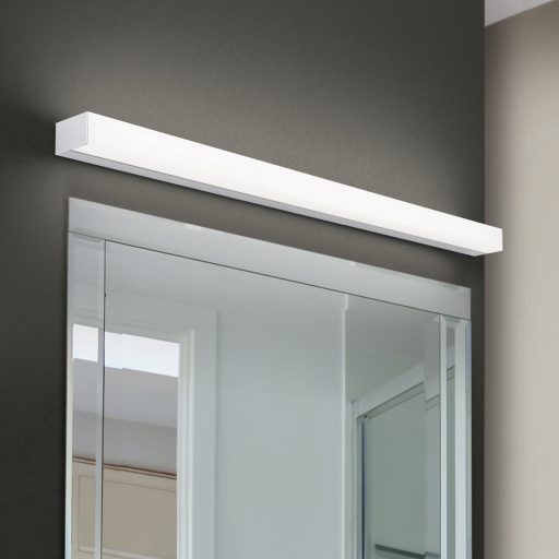 HORIZON modern CCT LED fürdőszobai tükörmegvilágító , króm, 1800lm