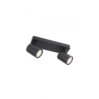 CAMEO-fali-lámpa-modern-2X35W-matt-fekete