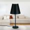 SHADE modern asztali lámpa, fekete, kis méret, 47 cm