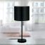 SHADE modern asztali lámpa, fekete, kis méret, 48 cm
