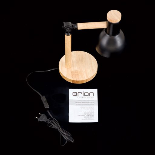 ANIKA modern asztali lámpa 1xE27, barna
