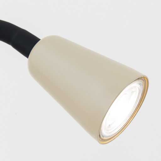 DOTTY modern csíptetős lámpa, khaki, 33 cm