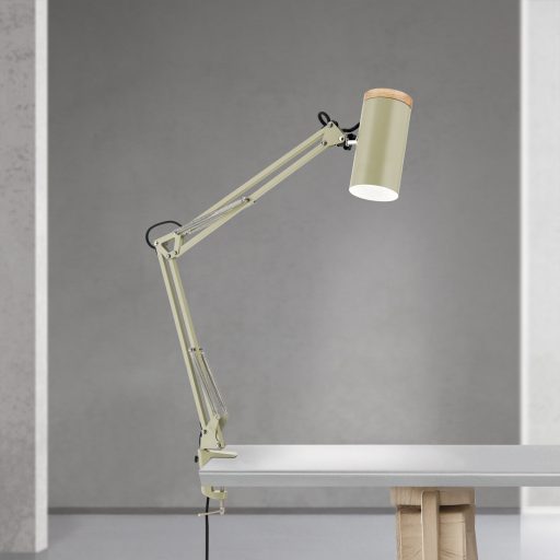 GILI modern satus asztali lámpa, világoszöld, 86 cm
