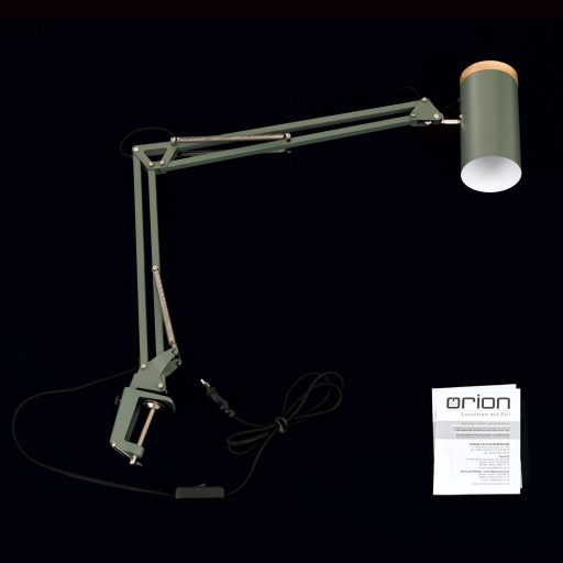 GILI modern satus asztali lámpa, világoszöld, 86 cm