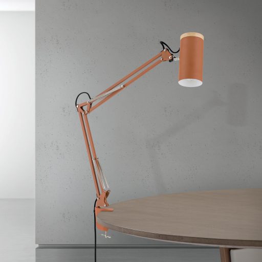 GILI modern satus asztali lámpa, korallpiros, 86 cm