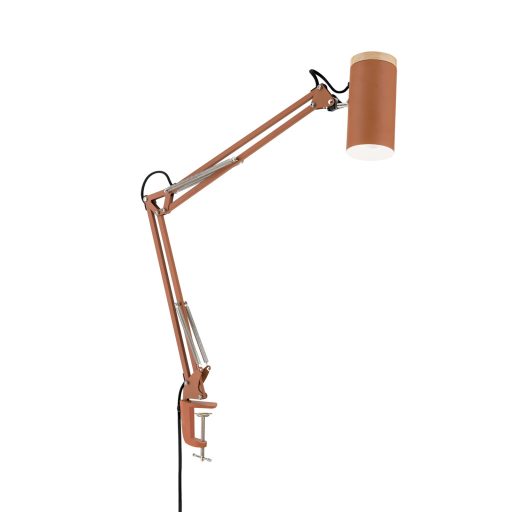 GILI modern satus asztali lámpa, korallpiros, 86 cm