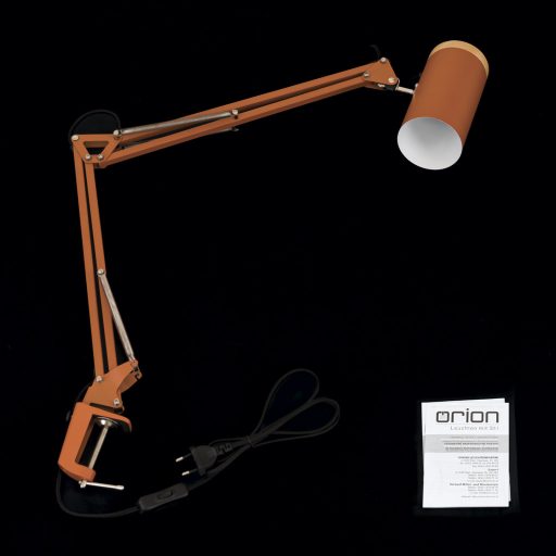 GILI modern satus asztali lámpa, korallpiros, 86 cm