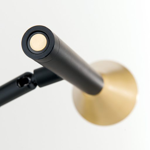 ODEON modern LED asztali lámpa , fekete, 440lm