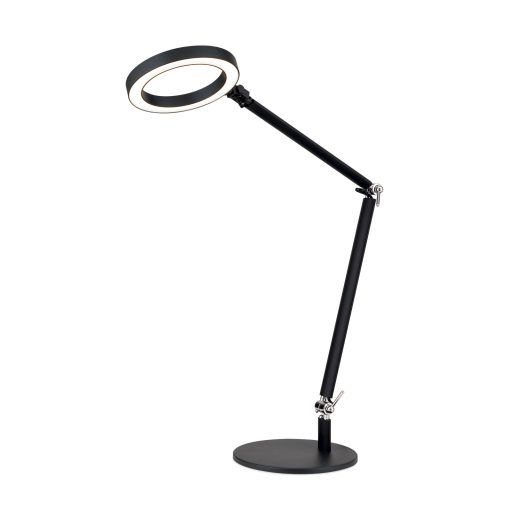 RINGO modern LED asztali lámpa , fekete, 1100lm