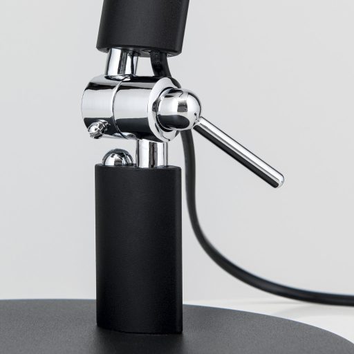 RINGO modern LED asztali lámpa , fekete, 1100lm