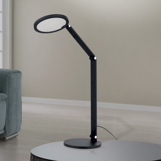 FATI modern LED asztali lámpa , fekete, 800lm