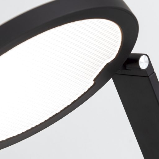 FATI modern LED asztali lámpa , fekete, 800lm