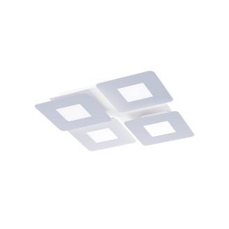 QUANT modern LED mennyezeti lámpa, matt fehér, 47W, 3000/4000K, 3226lm