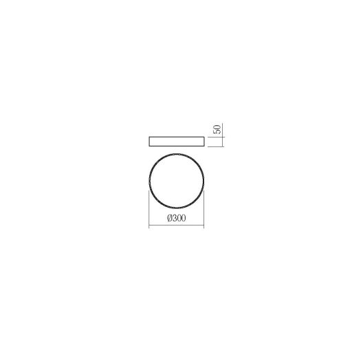 KNOB modern LED mennyezeti lámpa, matt arany, 24W, 3000-6500K, 1380lm