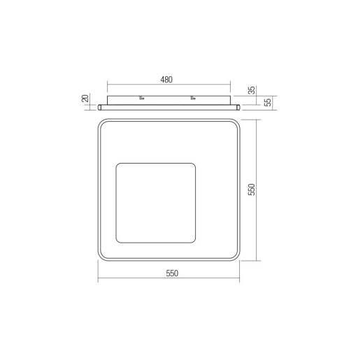 SINTESI modern LED mennyezeti lámpa, matt fehér/matt fekete, 75W, 3000-6000K, 4285lm