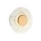 REEF modern LED fali/mennyezeti lámpa, matt arany, 6W, 3500K, 360lm, Ø20 cm