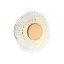 REEF modern LED fali/mennyezeti lámpa, matt arany, 6W, 3500K, 360lm, Ø20 cm