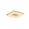 PERIMETRO modern LED mennyezeti lámpa, matt arany, 28W, 3000/4000/6500K, 1655lm