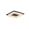 PERIMETRO modern LED mennyezeti lámpa, matt fekete, 28W, 3000/4000/6500K, 1655lm