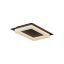 PERIMETRO modern LED mennyezeti lámpa, matt fekete, 36W, 3000/4000/6500K, 2155lm