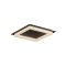 PERIMETRO modern LED mennyezeti lámpa, matt fekete, 40W, 3000/4000/6500K, 2650lm