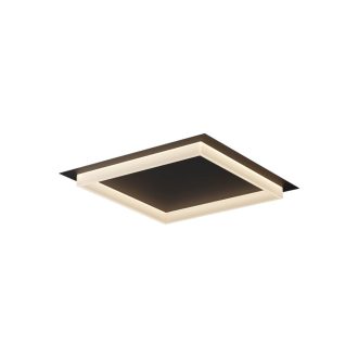 PERIMETRO modern LED mennyezeti lámpa, matt fekete, 50W, 3000/4000/6500K, 3200lm