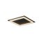 PERIMETRO modern LED mennyezeti lámpa, matt fekete, 50W, 3000/4000/6500K, 3200lm
