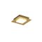 TATAMI modern LED mennyezeti lámpa, matt arany, 16W, 3000/4000/6500K, 986lm