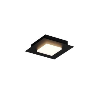 TATAMI modern LED mennyezeti lámpa, matt fekete, 16W, 3000/4000/6500K, 986lm