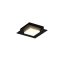 TATAMI modern LED mennyezeti lámpa, matt fekete, 16W, 3000/4000/6500K, 986lm