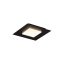 TATAMI modern LED mennyezeti lámpa, matt fekete, 28W, 3000/4000/6500K, 1465lm