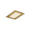 TATAMI modern LED mennyezeti lámpa, matt arany, 36W, 3000/4000/6500K, 2340lm