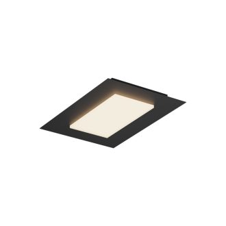 TATAMI modern LED mennyezeti lámpa, matt fekete, 36W, 3000/4000/6500K, 2340lm