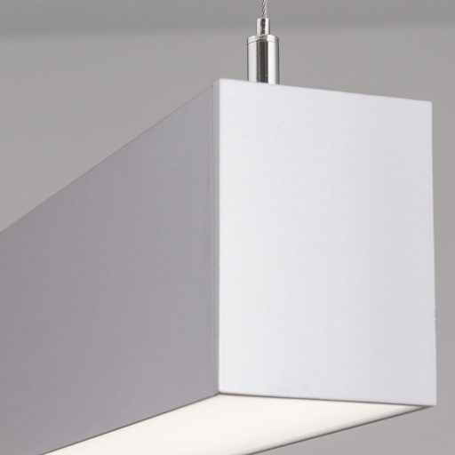 BROOKLYN modern LED függőlámpa , alumínium, 2000lm, szögletes, 86x6 cm ,3000K