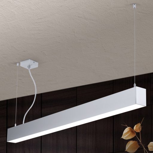 BROOKLYN modern LED függőlámpa , alumínium, 2600lm, szögletes, 114x6 cm ,4000K