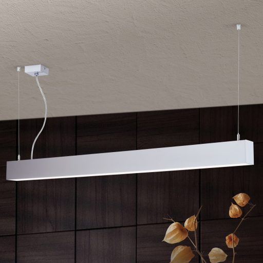 BROOKLYN modern LED függőlámpa , alumínium, 2600lm, szögletes, 114x6 cm ,4000K