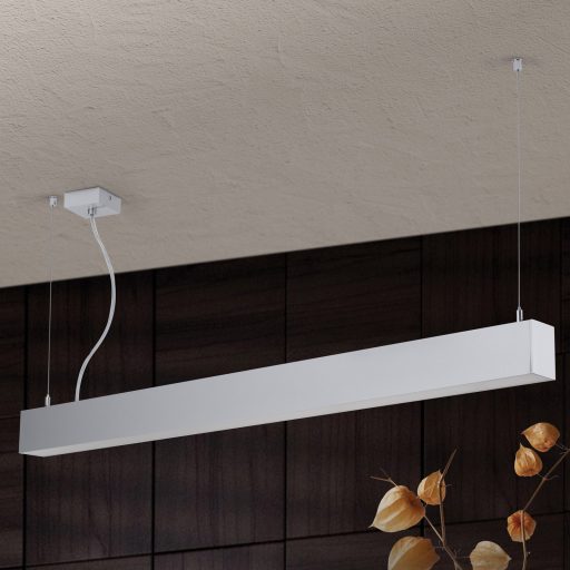 BROOKLYN modern LED függőlámpa , alumínium, 2600lm, szögletes, 114x6 cm ,4000K