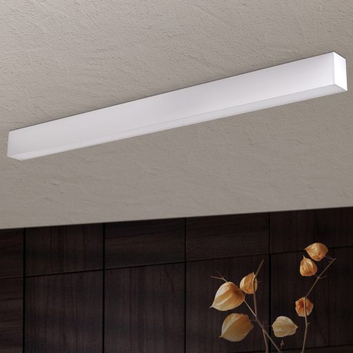 BROOKLYN modern LED függőlámpa , alumínium, 2600lm, szögletes, 114x6 cm ,4000K